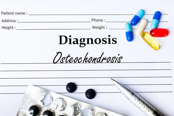 zāles osteohondrozes diagnosticēšanai